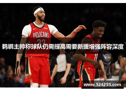 鹈鹕主帅称球队仍需提高需要新援增强阵容深度