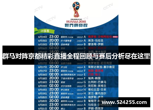 群马对阵京都精彩直播全程回顾与赛后分析尽在这里