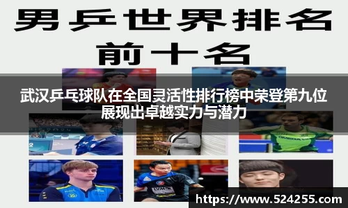 武汉乒乓球队在全国灵活性排行榜中荣登第九位展现出卓越实力与潜力